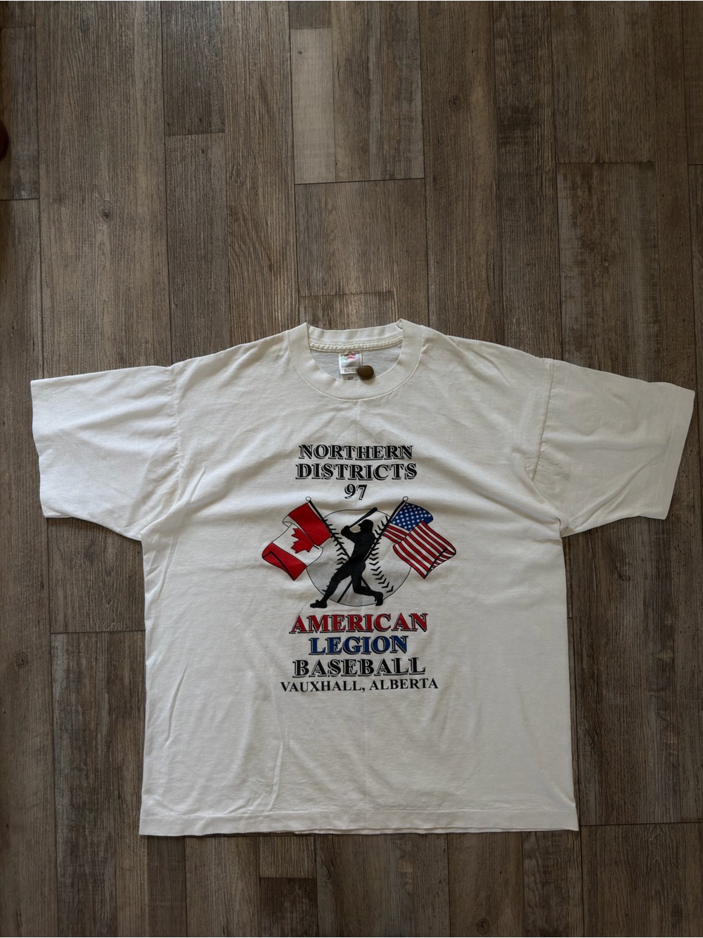 Vintage American Legion Baseball Northern Districts 97 Graphic Tee - White